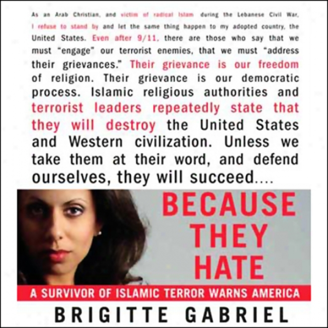 Because They Hate: A Survi\/or Of Islamic Terror Warns America (unabriddged)