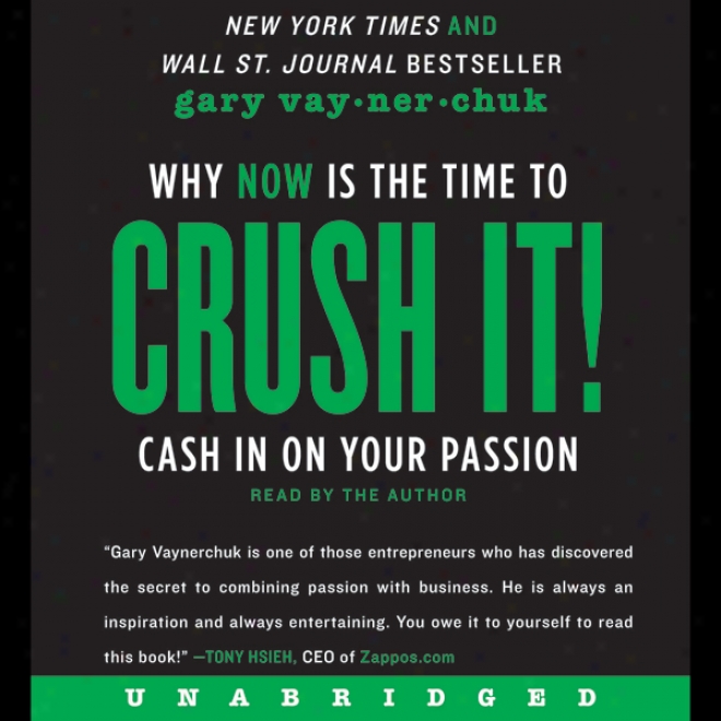 Crush It!: Why Now Is The Time To Cash In Steady Your Passion (unabridged)