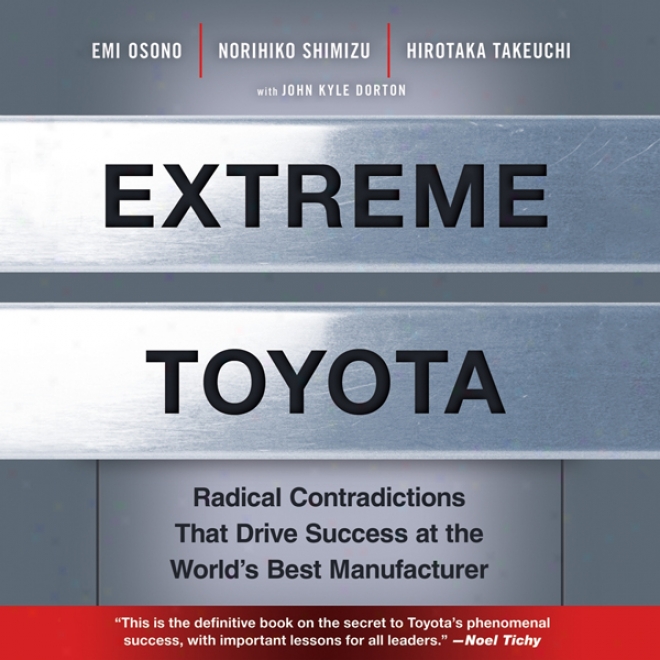 Extreme Toyota: Original Contradictions That Drive Issue At The World's Best Manufqcturer (unabridged)