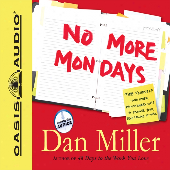 No More Mondays: Burning fuel Yourself -- And Other Revolutionary Ways To Dlscover Your True Calling At Work (unabridged)