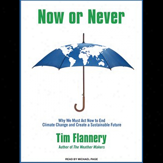 At this time Or Never: Why We Must Act Now To End Climate Change And Create A Sustainable Future (unabridged)