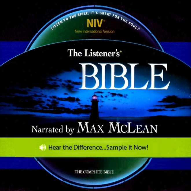 The Listener's Bible Niv: The Complete Bible, Genesis To Revelation (unabridged)