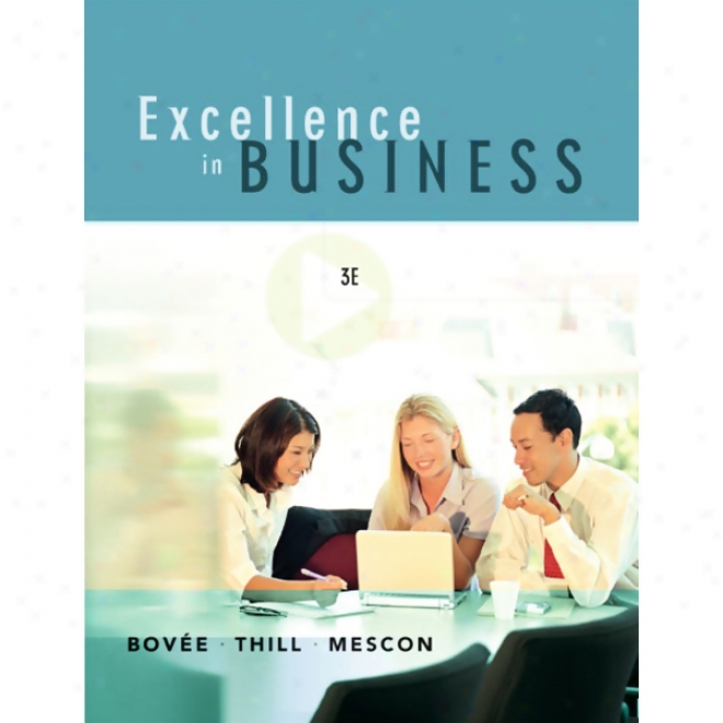 Vangonotes On account of Excellence In Business, 3/e