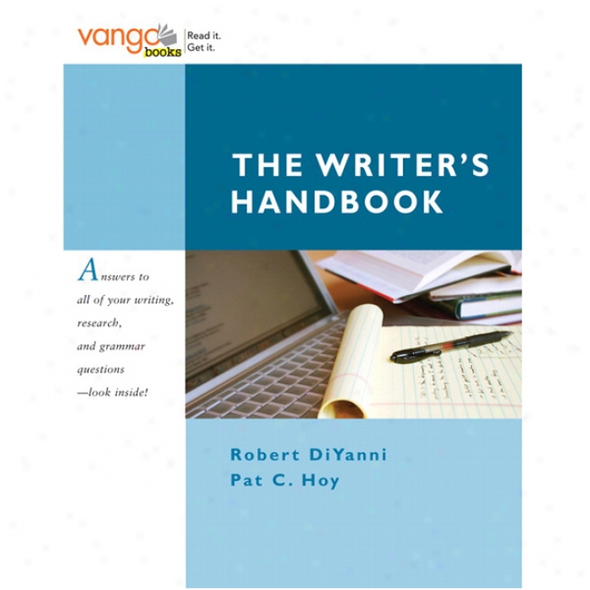 Vangonotes For The Writer's Handbook, 1/e