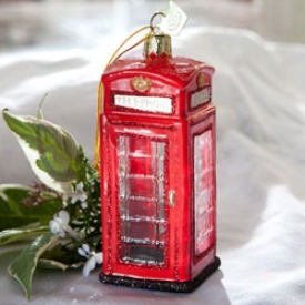 British Call Box Ornament