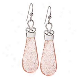 Depression Point of time Earrings Pink