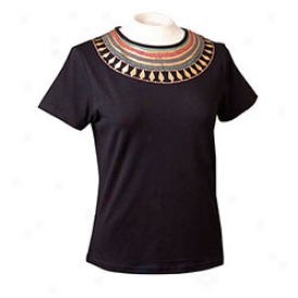 Embellished Egyptian Tee Small