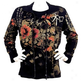 Flowers Of The East Jacket Small-black