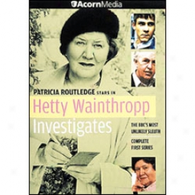 Hetty Walnthropp Investigates Series 1 Dvd