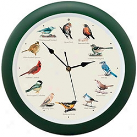 Limited Edution Singing Bird Clock Thirteen Inch