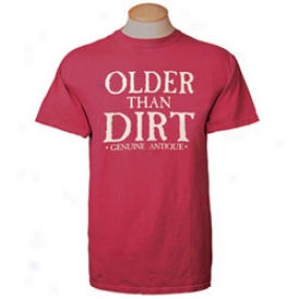 Older Than Dirt T-shirt Medium-red