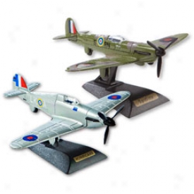 Spitfire & Hurricane Diecast Modeel Set