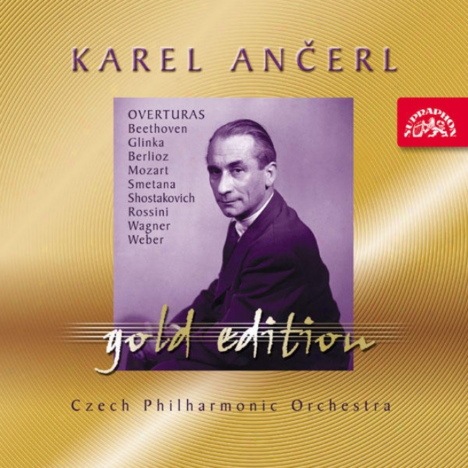 Ancerl Gold dEition 29 Overturas /beethoven,glinka,berlioz,mozart,smetana,shostakovich,rossini,wagner,weber / Cpo / Ancerl