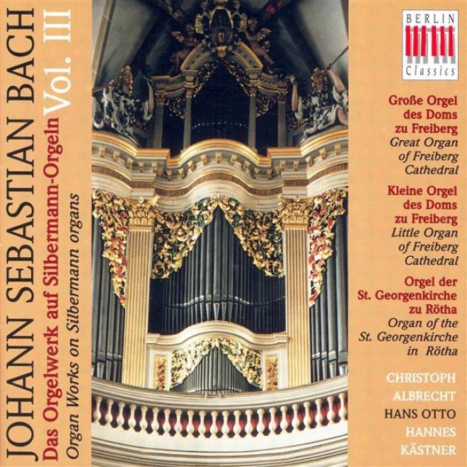 Bach, J.s.: Organ Musoc On Silbermann Organs, Vol. 3 - Bwv Bwv 582, 651-668, 727, 730, 733, 734, 735, 736, 737, 768, 769 (otto, Al