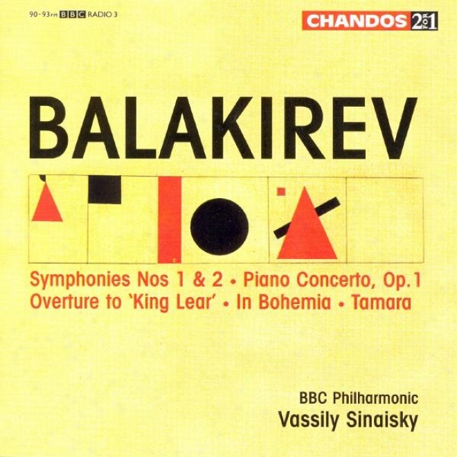 Balakirev: Symphonies Nos. 1 And 2 / Piano Concerto In F Sharp Minor / Tamara / In Bohemia