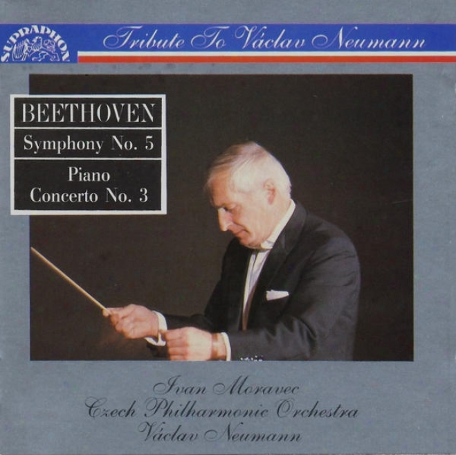 Beethove : Symphony No. 5, Piano Concerto No. 3 / Moravec, Czech Pp, Neumann