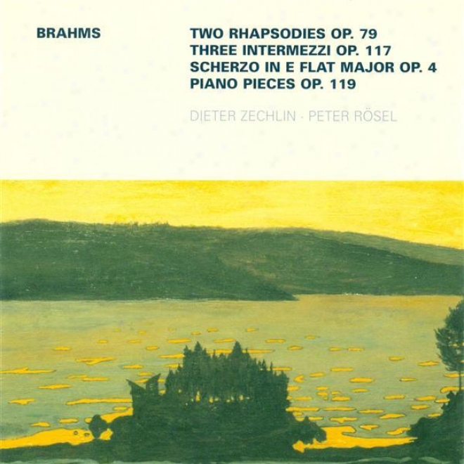 Brahms, J.: 2 Rhapsodies / 3 Intermezzos / 4 Piano Pieces, Op. 119 / Scherzo, Op. 4 (rosel, Zechlin)