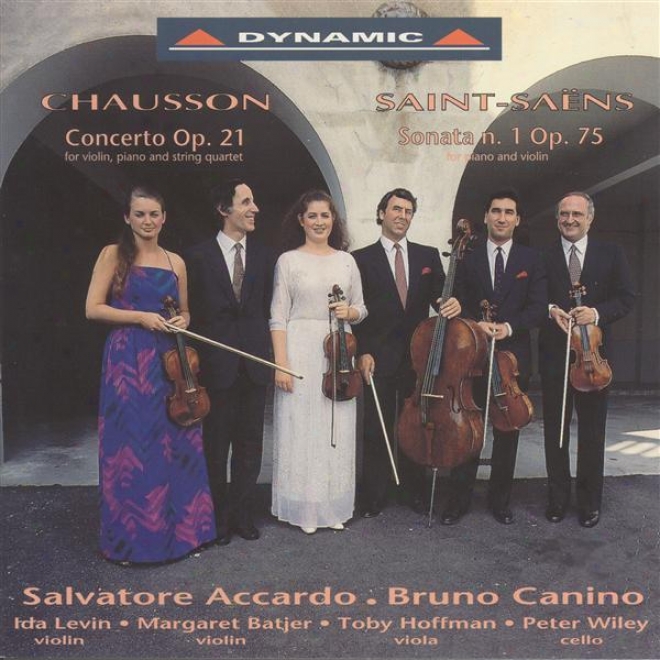 Chausson, E.: Concerto / Saint-xaens, C.: Violin Sonata No. 1 (acardo, Canino)