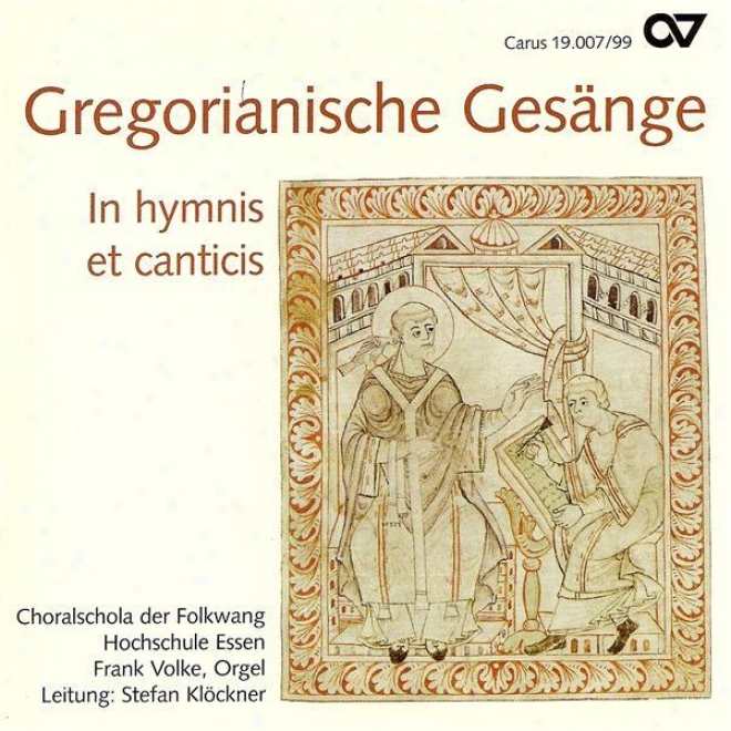 Choral Music (gregorianische Gesange) (choralschola Der Folkwang Hochschule Essen, Klockner)