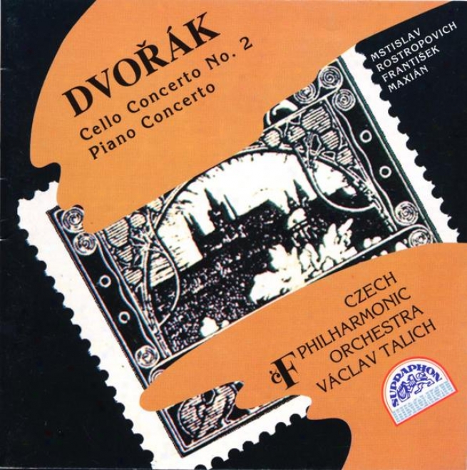 Dvorak : Cello Concerto No. 2, Piano Concerto / Rostropovich, Maxian, Czech Po, Talich