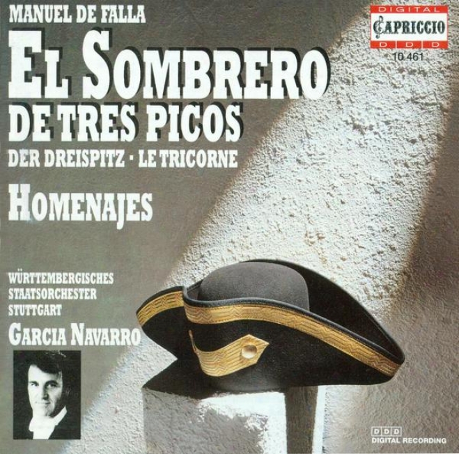 Falla, M.: 3-cornered Hat (the) / Homenajes / Danza (loa, Wurttemberg State Orchestra ,Navarro)