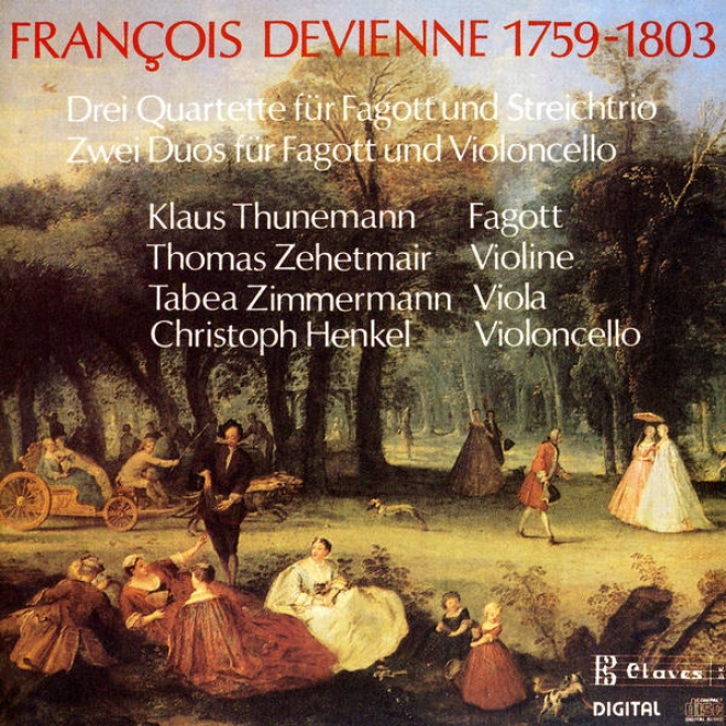 Franois Devienne: Drei Quartette Fr Fagott Und Streichtrio / Zwei Duos Fr Fagott Und Violoncello