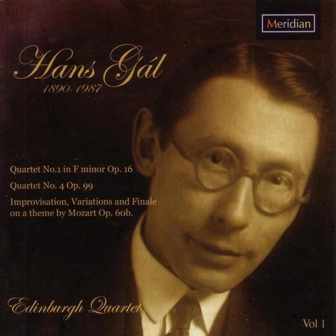 Gl: Quartets 1&4, Improvisation, Variations And Finale On A Theme By Mozart Op. 60b