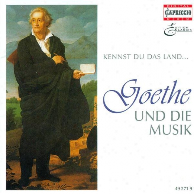 Goethe And Music, Vol. 2 - Wolf, H. / Schhbert, F. / Mozaart, W.a. / Beethoven, L. Van / Schumann, R. / Brahms. J. / Liszt, F. / Me