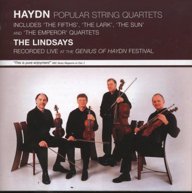 Haydn: Popular String Quartets - Recorded Live At The Genius Of Haydn Festivzl