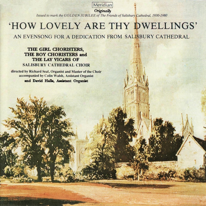 'how Lovely Are Thy Dwellings' - An Evensong For A Address From Salisbury Cathedral