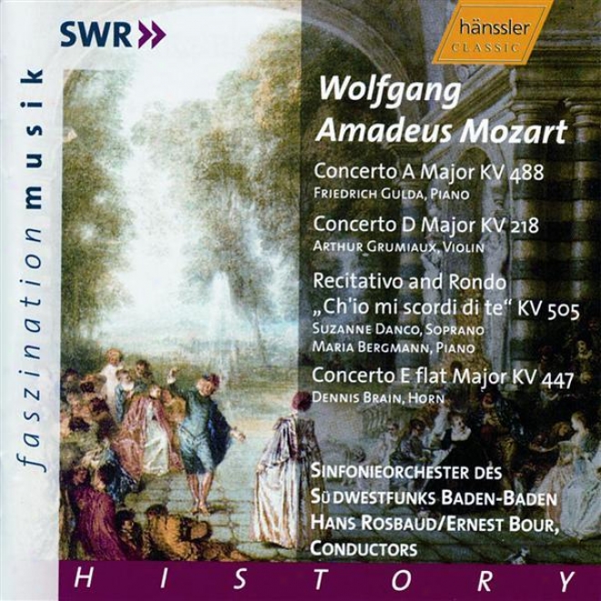 Mozart: Piano Concerto No. 23 / Violin Concerto No. 4 / Hoen Concerto No. 3