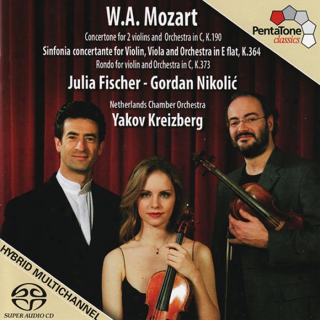 Mozart: Sinfonia Concertante, K. 364 / Concertone In C Major, K. 190 / Rondo In C Major, K. 373