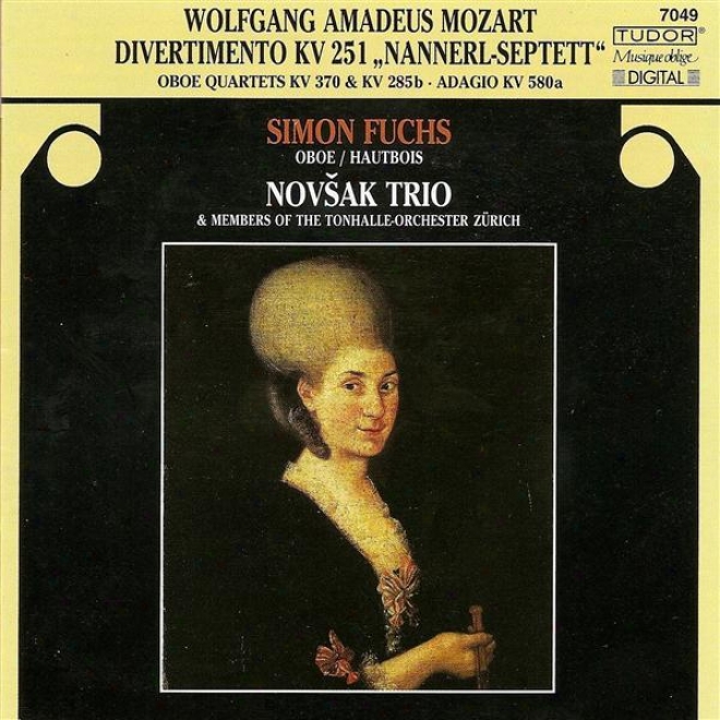 Mozart, W.a.: Divertjmento No. 11 / Oboe Quartet, K. 37O / Flute Quartet None. 3 / Adagio In C Major