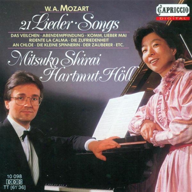 Mozart, W.a.: Lieder - K. 307, 308, 349, 351, 390, 391, 468, 472, 473, 476, 518, 519, 520, 523, 531, 524, 530, 596, 597 (shirai, H