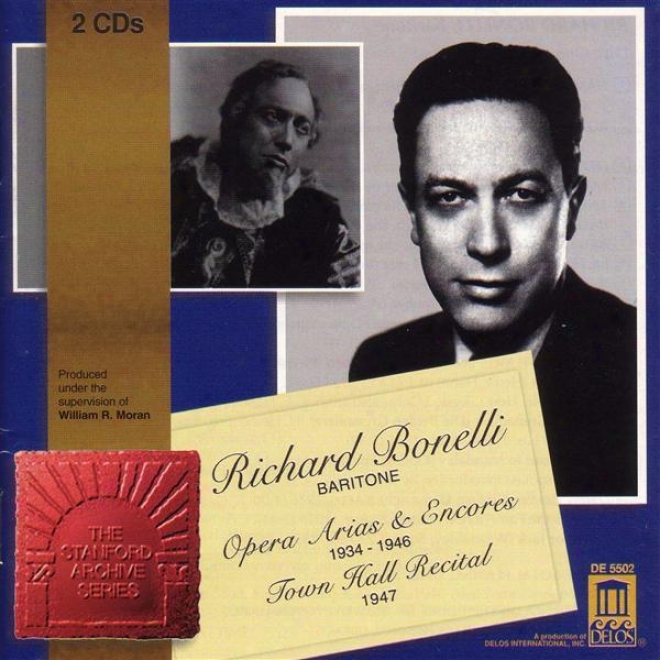 Opera Arias (baritone): Bonelli, Richard - Ambroise, T. / Massenet, J. / Gounod, C.-f. / Giordano, U. / Verdi, G. / Wagner, R. (19