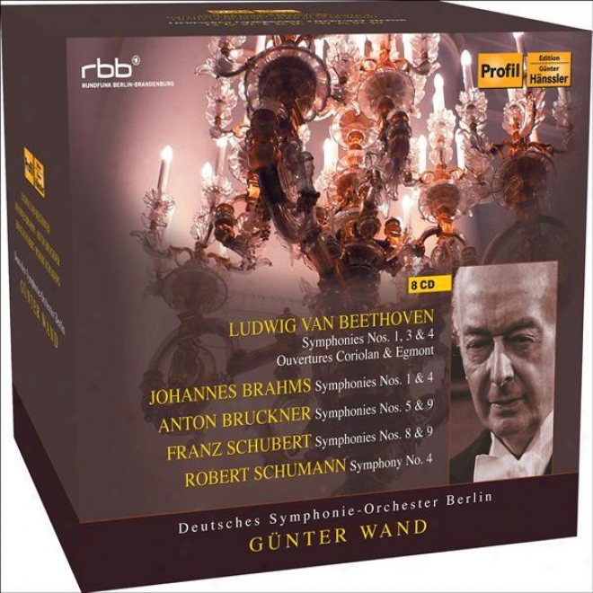 Orchestral Music - Beethoven, L. Van / Schubert, F. / Schumann, R. / Brahms, J. / Bruckner, A. (berlin Deutsches Symphony, Wand)