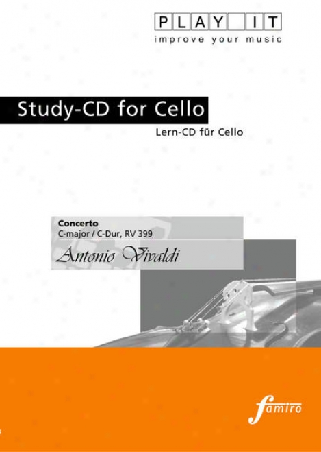 Act  It - Study-cd Fo5 Cello: Antonio Vivaldi, Concerto, C Major / C-dur, Rv 399