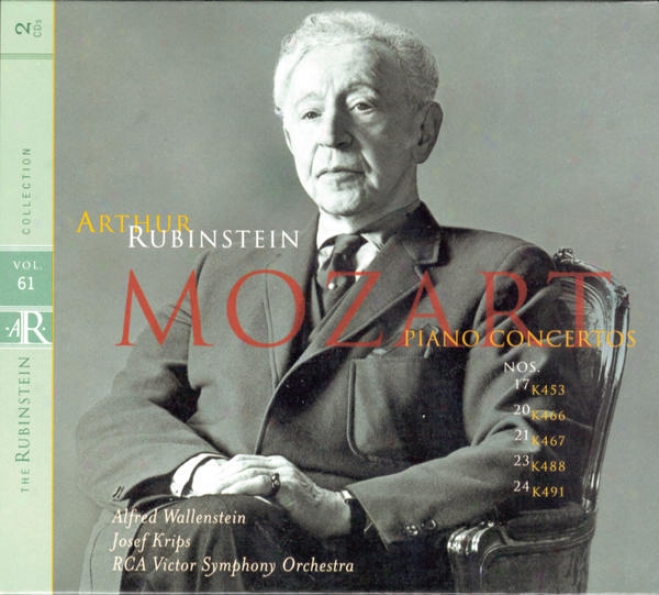 Rubinstein Collection, Vol. 61: Mozart: Piano Concertos Now. 17, 20 21 23 24