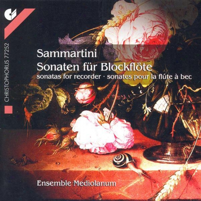 Sammartini, G.: Recorder Sonatas In G Minnor / F Major / B Low Major (mediolanum Ensemble)