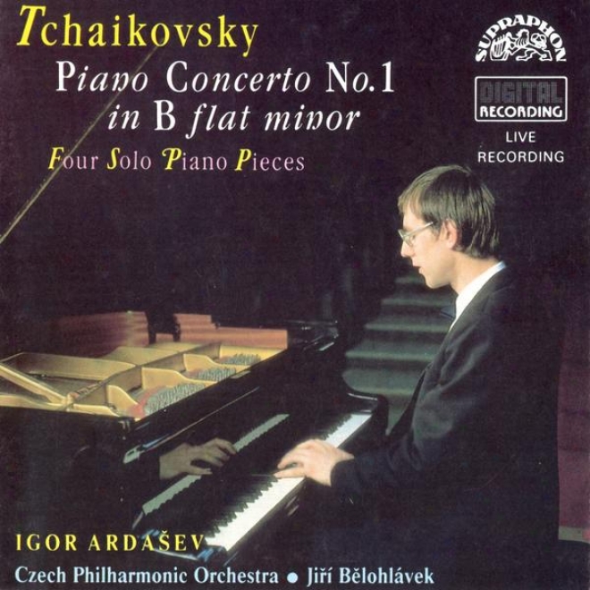 Tchaikovsky : Piano Concerto No. 1, Nocturne, Capriccio, Three Pieces Op.9  Etc./ Ardasev, Czech Po, Belohlavek