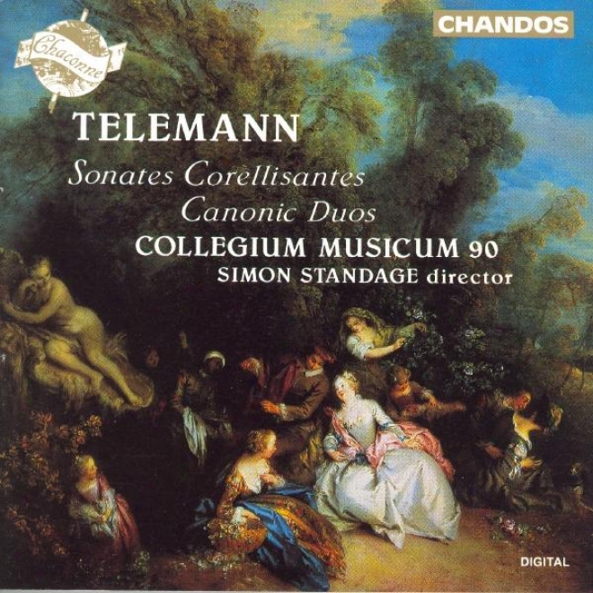 Telemann: 6 Sonates Corellisantes / 12 Canons Melodieux, Ou 6 Sonates En Duo (excerpts)