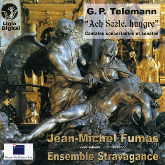 Telemann, Ach Seele Hungre, Cantates Concertantes Pour Alto Soli Et Sonates En Trio