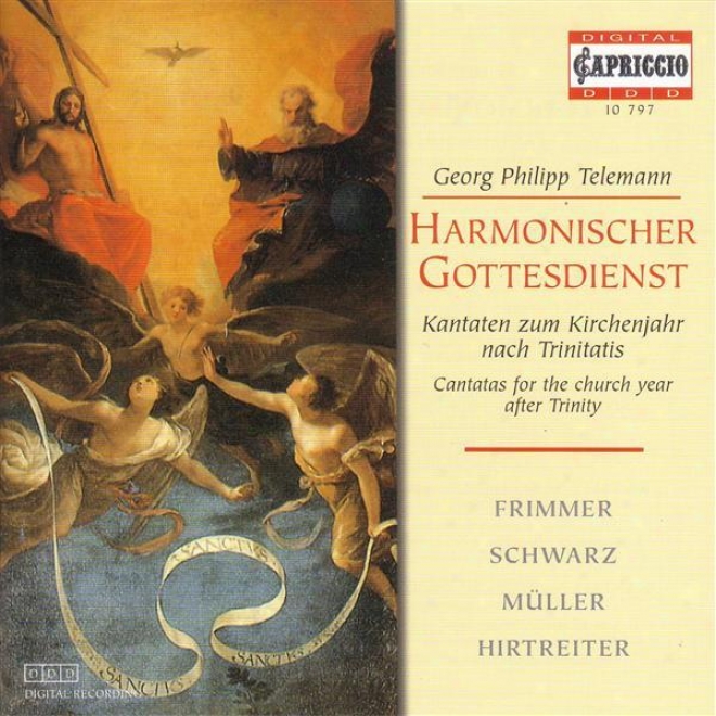 Telemann, G.p.: Cantatas For The Church Year After Trinity (harmonischer Gottesdienst) (frimmer, Muller, Hirtrditer, Schwarz)