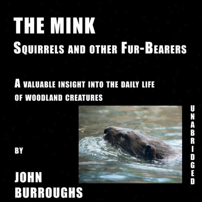 The Mink (unabridged), A Valauble Insight Into The Daily Life Of Woodland Creatures, By John Burroughs