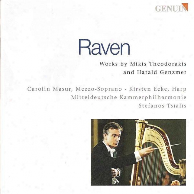 Theodorakis, M.: Raven / Adagio / Genzmer, H.: Play on the ~ Concerto / Fantasia For Harp (masur, Ecke)