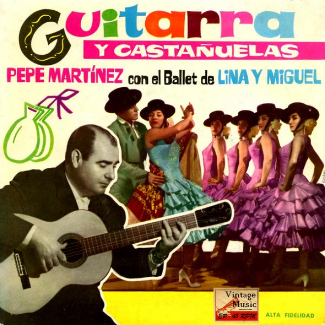 "vintage Flamenco Guitarra N9 - Eps Collectors ""guitarra Y Castauelas"