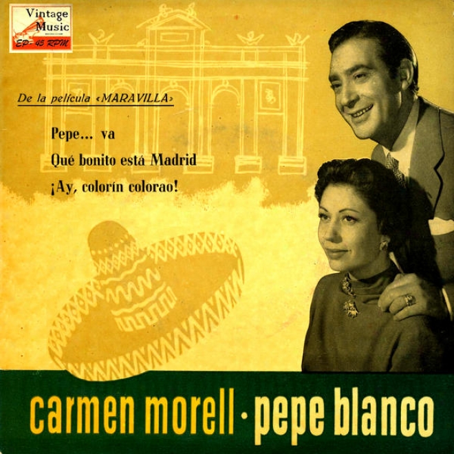 "vintage Spanish Song N61 - Eps Collectors ""carmen Morell Y Pepe Blanco"" O.s.t.: ""maravilla"