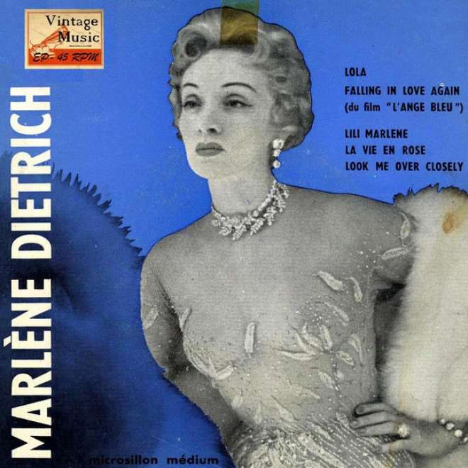 "vintage Vocal Jazz / Swing N19 - Eps Collectors ""marlne Dietrich At Caf De Paris"