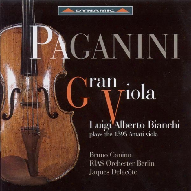 Viola Recital: Bianchi, Luigi Alberto - Paganini, N. / Kresler, F. / Sarasate, P. (paganini Gran Viola - Bianchi Plays The 1595 A