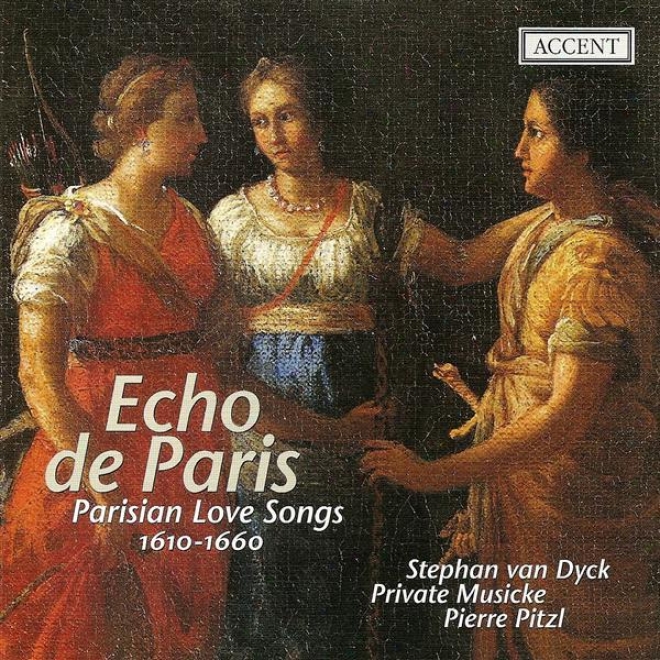 Voczl Music (175h Century) Vicent, D. / Guedron, P. / Moulinie, E. / Lambert, M. / Cavalli, F. (echo De Paris - Parisian Love Song